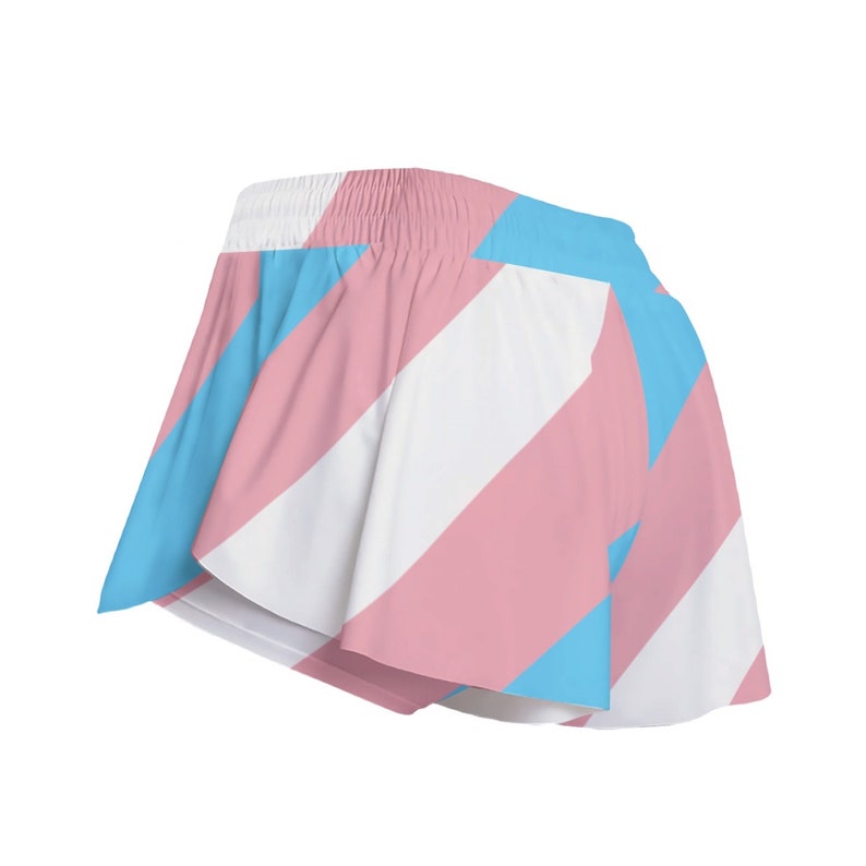 Transgender pride skorts