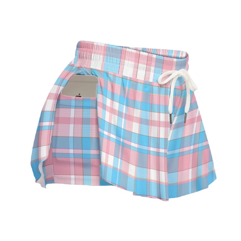 Transgender pride skorts