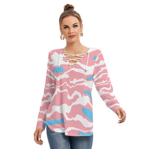 Felpa con cappuccio e scollo a V a maniche lunghe con scritta &quot;Transgender Pride&quot;, con bandiera dell&#39;orgoglio transgender, stampata con vernice colata, taglia 4XL, regalo per transgender.