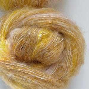 Super Fuzzy Kid Mohair Yarn: Cashmere & Wool Blend (25gr/225m)