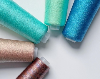 Super Fine Metallic Yarn – 100g / 4000m | Lurex Companion Yarn