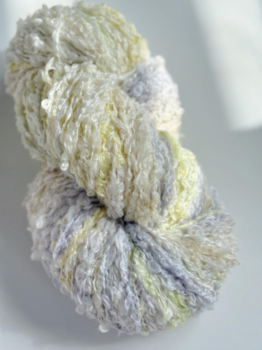 Big Loop Boucle Yarn 250g/250m | Wool Acrylic Chunky Skein | Soft ...