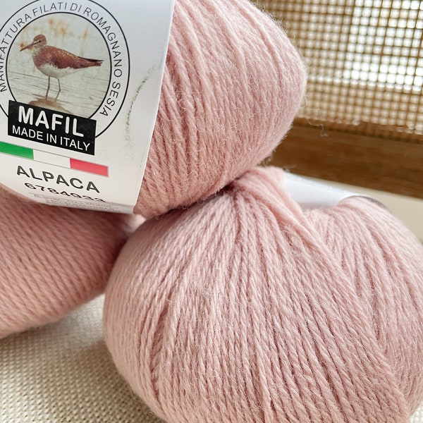 Alpaca wool & Cashmere, Made in Italy, Fine yarn soft and light, fancy scarf yarn