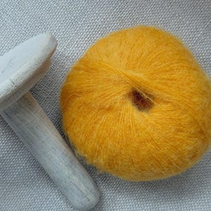 Kid Mohair Wool Yarn: Soft Knitting Yarn (328 Yards)
