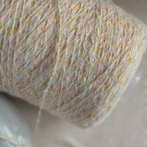 250gr/1250m Mohair & Cotton blend yarn ,Dyed mohair in sections, lace weight