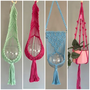 Macramé Plant Hanger | Plant Hanger | Boho Decor | Eclectic Decor | Bohemian Decor | Plant Accessories | Houseplants | Gifts for Her