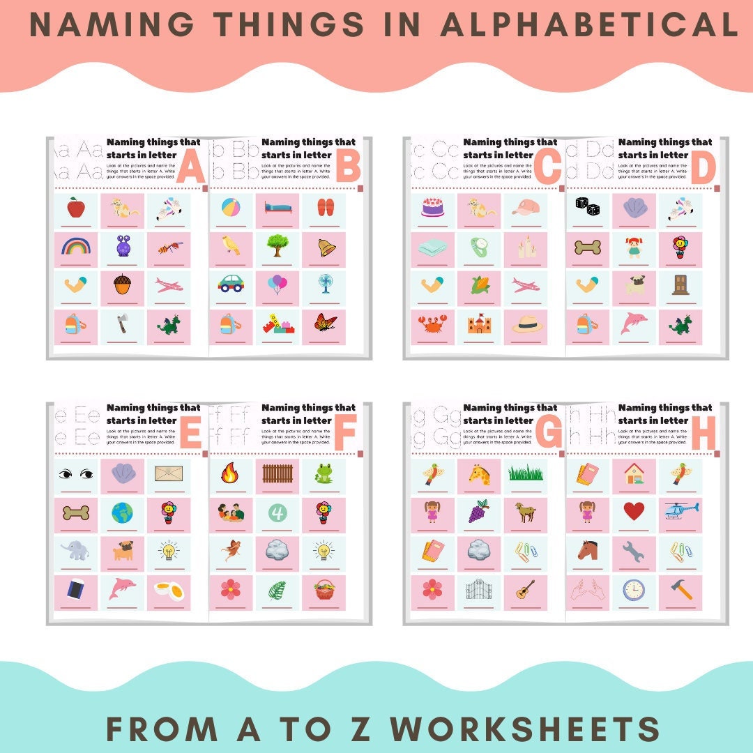 naming things in alphabetical order tracing letters from a etsy