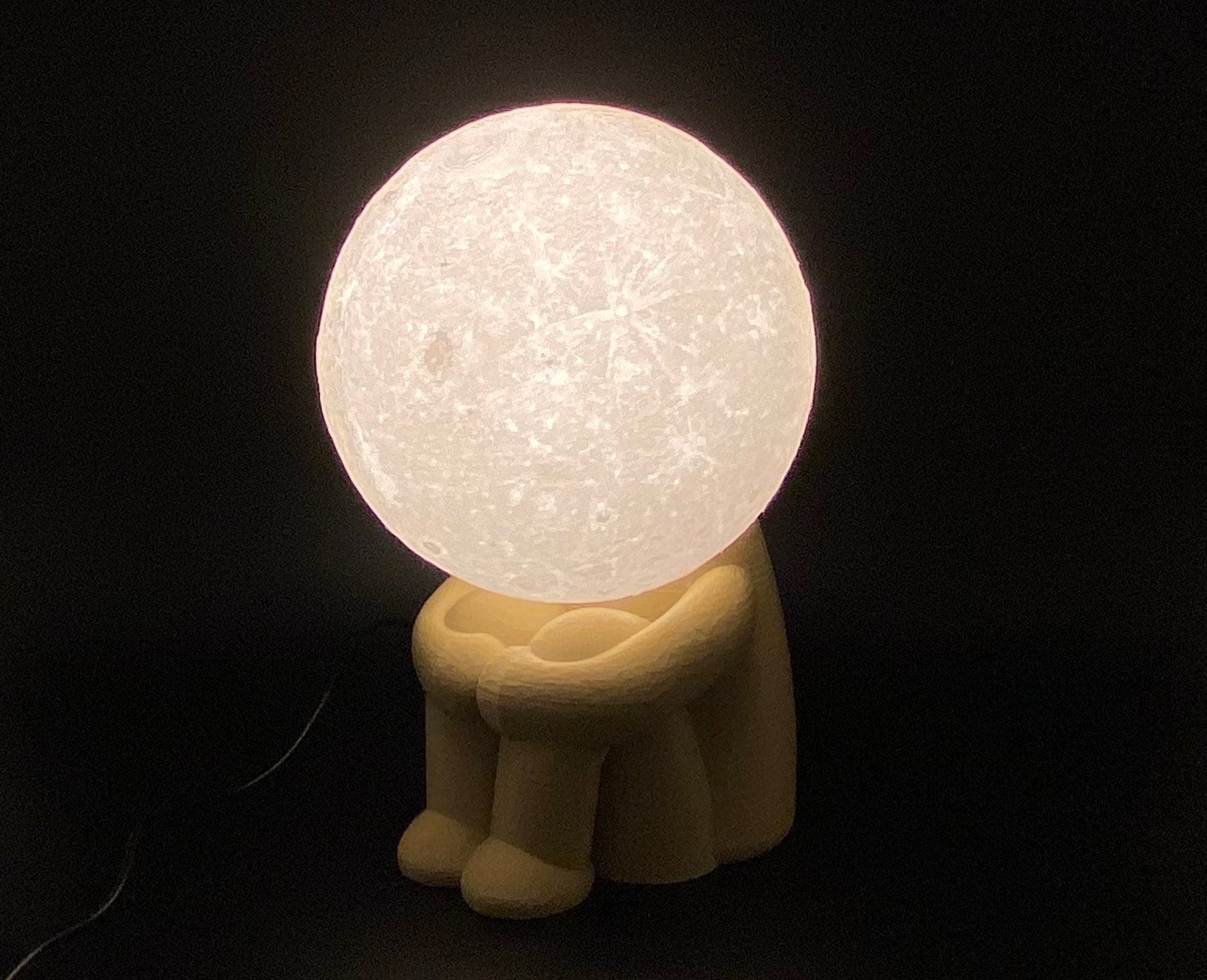 Custom man moon lamp online