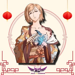 Nobara JJK Anime Traditional Holographic Sticker