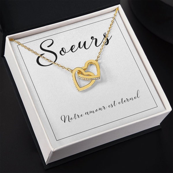 Cadeau Pour Soeur, Anniversaire Copine Meilleure Amie, Collier Soeurs, Assorti Pour Soeurs, Cadeau Enterrement De Vie De Jeune Fille