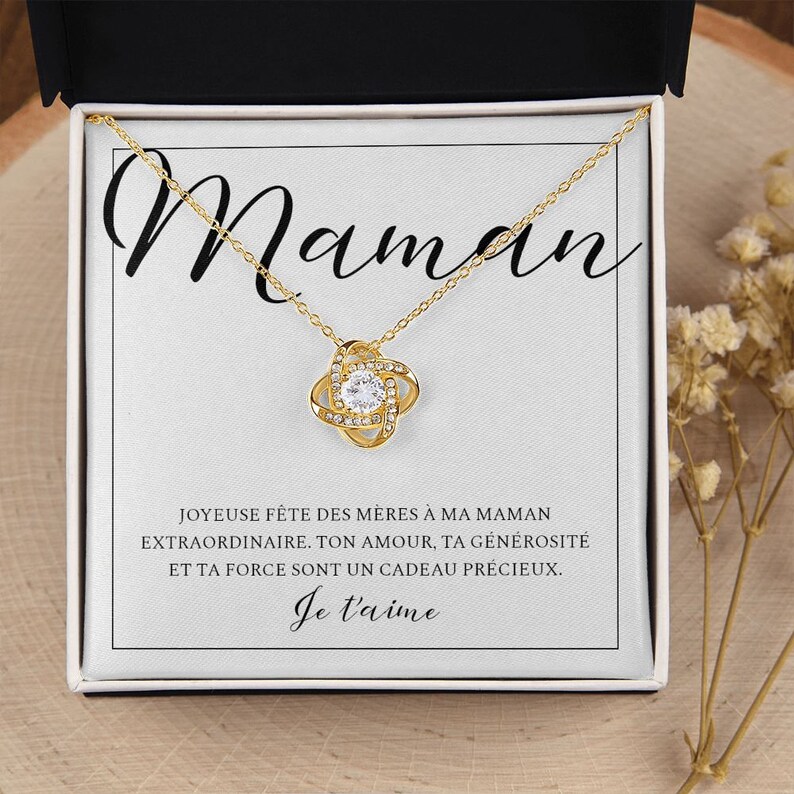 Cadeau Fête Des Mères, Cadeau Pour Maman Belle Maman Mamie, Cadeau Fête Des Mamans, Collier Pour La Fête Des Mères