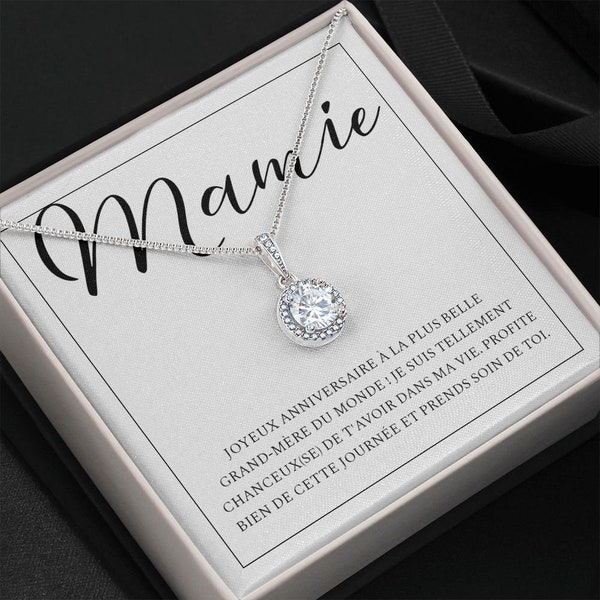 Cadeau Anniversaire Mamie, Cadeau Pour Grand Mère, Cadeau Anniversaire Grand-Mère, Collier Pour Mamie, Bijoux Pour Grand Mère