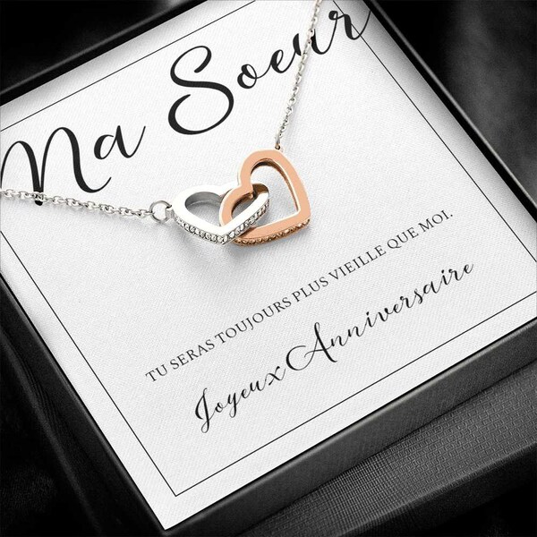 Cadeau Pour Soeur, Cadeau Pour Copine Meilleure Amie Soeur BFF, Cadeau Anniversaire Ma Soeur, Collier Pour Ma Soeur, Bijoux Pour Ma Soeur