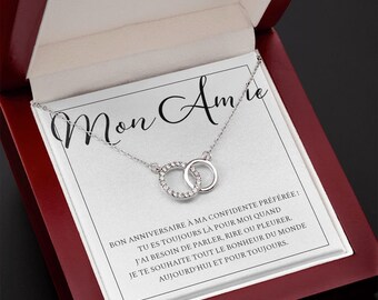 Cadeau Pour Amie Copine, Cadeau Pour Amie Meilleure Amie Soeur BFF, Cadeau Anniversaire Amie, Collier Bijoux