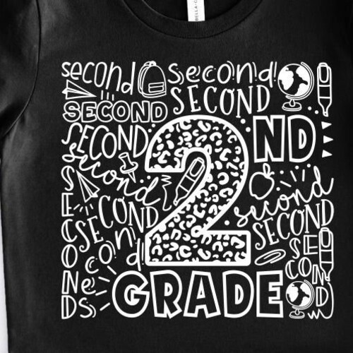Second Grade Svg 2nd Grade Svg Png Dxf Eps Cricut Cut File - Etsy