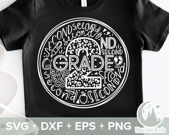 2nd Second Grade Typography Svg 2nd Second Grade Svg - Etsy