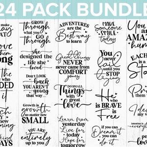 Motivational Svg Bundle, Positive Quote, Enjoy 50% Off when you Order 3, Saying Svg, Hand Lettered, Svg Dxf Eps Png Files, Funny Quotes