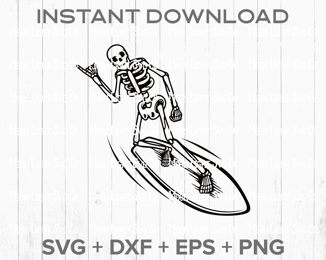 Funny Summer Skeleton SVG Beach Skull SVG Tropical Decal - Etsy