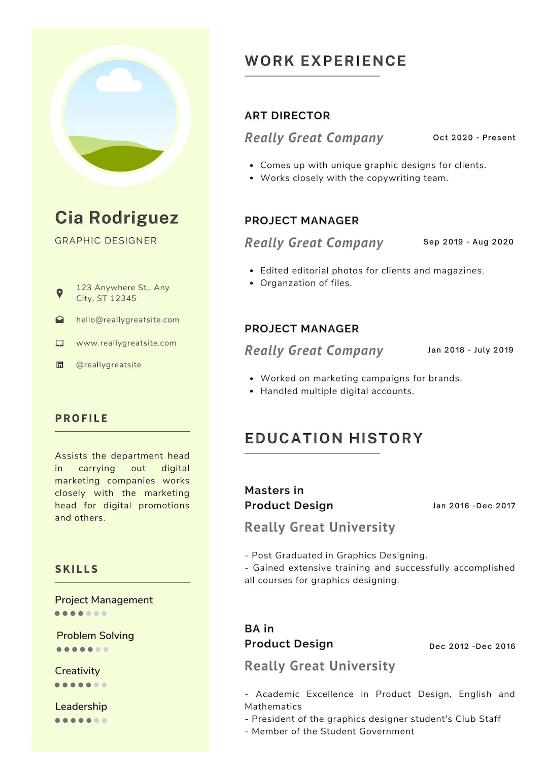 cv-template-resume-template-instant-download-good-notes-etsy