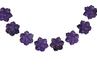 ロット2 オールドピューカルチャースタイル アメジスト フラワー