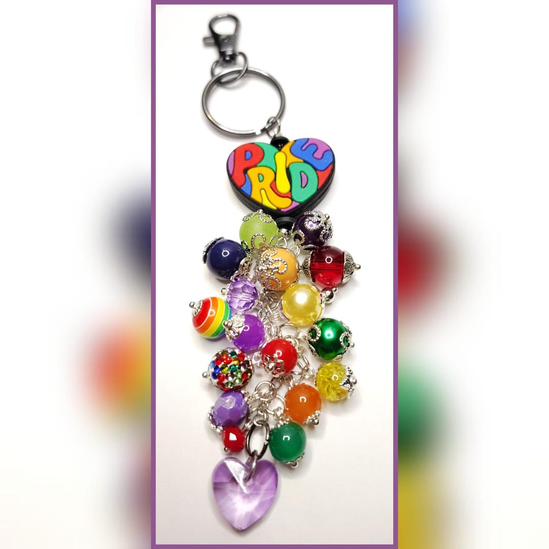 Alpha Keychains String Pride Pride Keychain - Etsy