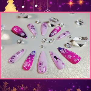 Christmas Press On Nails