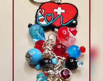Nurse/CNA  Keychain or Zipper Pull