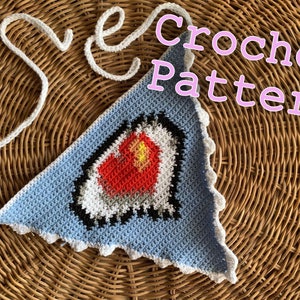 Pixel Herz Bubble Bandana Häkelanleitung - Stardew Valley Inspiriert - KEIN FERTIGES PRODUKT