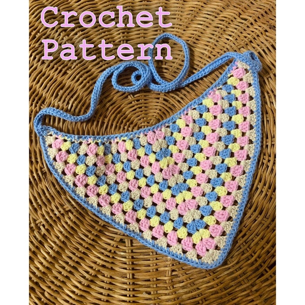 Granny's Triangle Bandana - Crochet Pattern
