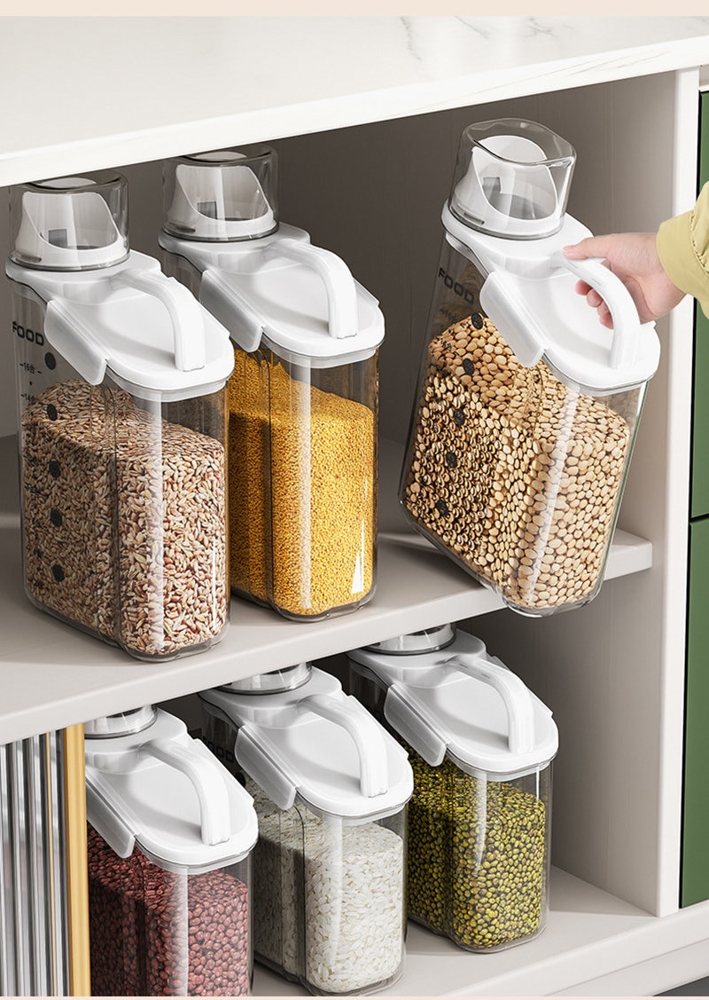 14 Pezzi Contenitori Ermetici per Alimenti, Contenitori Plastica con  Coperchio per Alimenti Senza BPA, Organizzazione Della Dispensa e Della  Cucina-Congelatore, Microonde e Lavastoviglie : : Casa e cucina