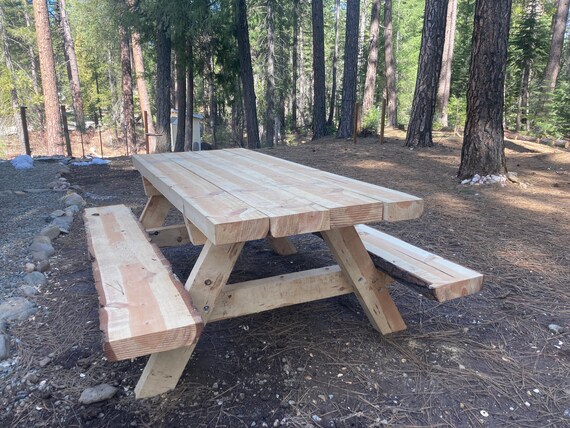 Rustic picnic tables deals