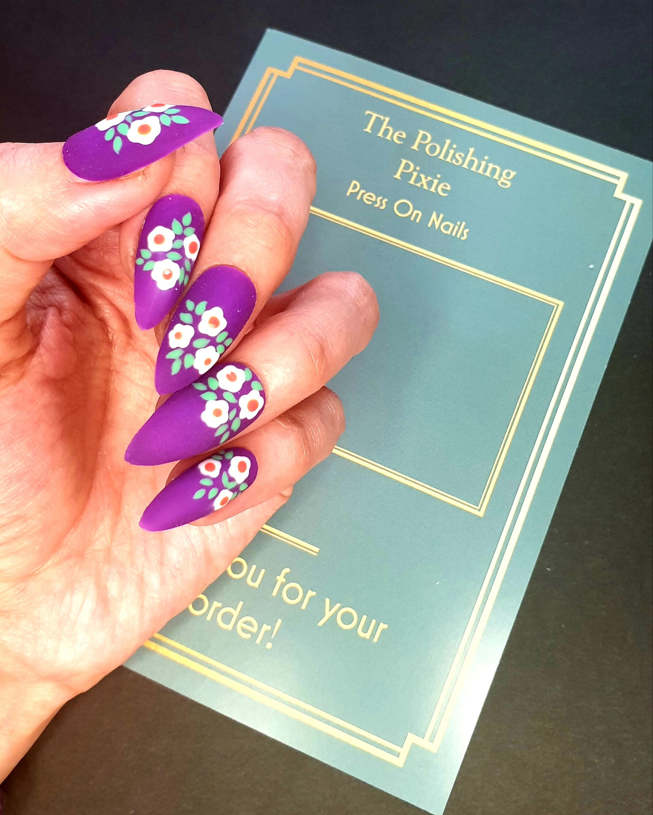 Light Purple Nails - Etsy