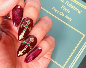 Gothic Regency Press On Nails Set