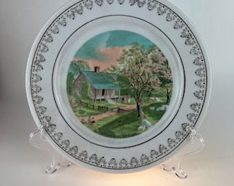 Spring | Currier & Ives Spring Scenes | Decorative Wall Plate