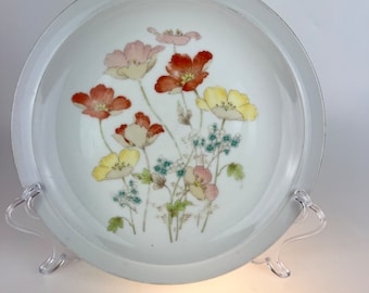 Painted Poppy | Made In Japan | Fanci Florals Collection | Set of 2 plates.