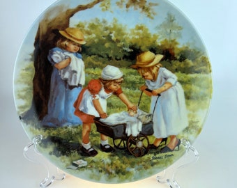 Plato de porcelana Amigos de Jeanne Down / Edición limitada coleccionable