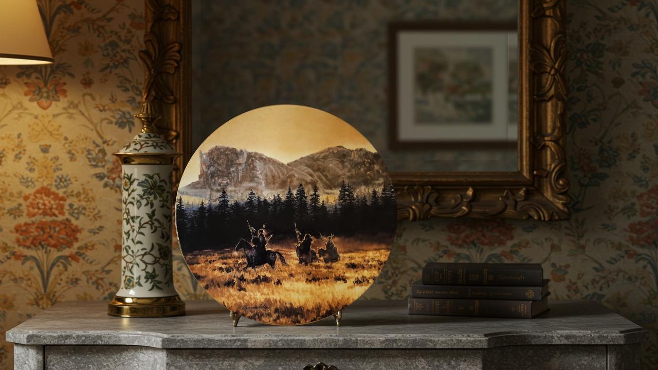 Julie Kramer Cole 'Within Sunrise' Collector Plate: 1993 W.S. George Edition