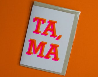 Ta, Ma Card