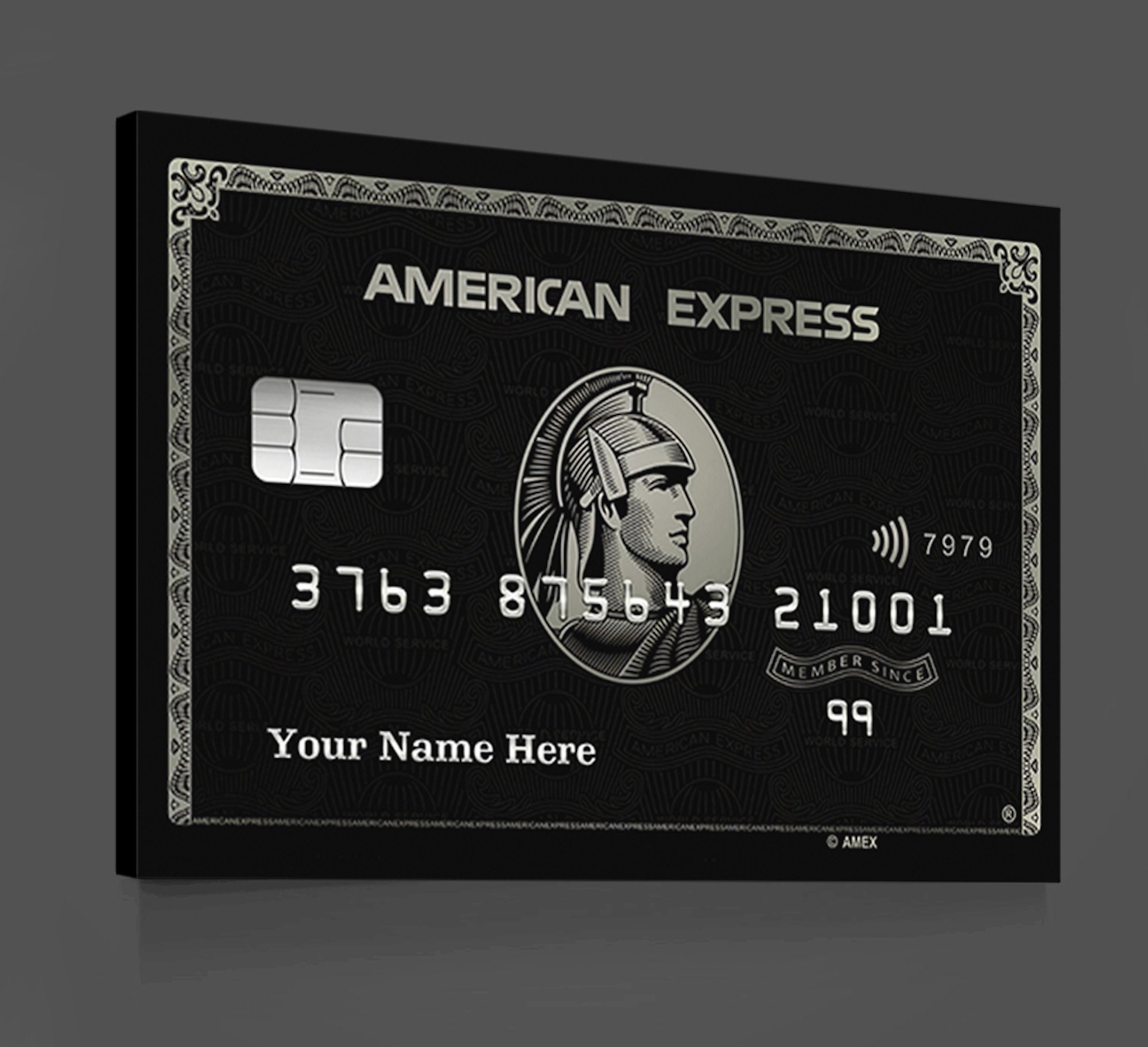 AMEX, Centurion, American Express, Luxury Card, POP ART Mixed Media by  Bisca Art