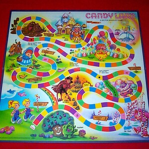 Candy Land Board Game - Etsy
