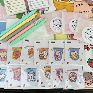 Japanese Stationery Mystery Bundle Pack Cute Cartoon Kawaii Party Bag Lucky Dip Travel Kids Bag Christmas Gift Stocking Filler image 6