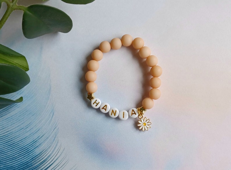 Personalised Flower Girl Bracelet Child's Personalised Etsy UK
