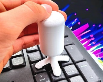 Minimalist Mehanical Custom Colors Gaming Keyboard Joystick, Office desk, 3d printed gift for gamers