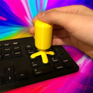 Set of 3 Minimalist Mehanical Custom Colors Gaming Keyboard Joystick, Office desk, 3d printed gift for gamers