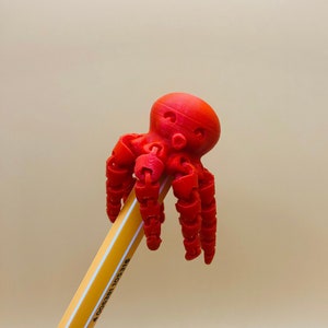 STL Fidget Pencil Straw Topper STL file For 3D printing 画像 1