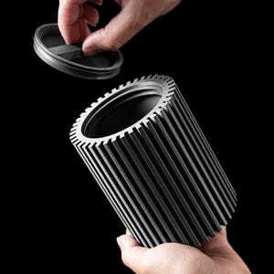 Threaded Stash Jar Container | Small Pill & Jewelry Box Desk Organizer | Travel-Sized Geocache, Camping Stash Box, 3d printed