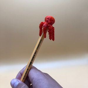 STL Fidget Pencil Straw Topper STL file For 3D printing 画像 10
