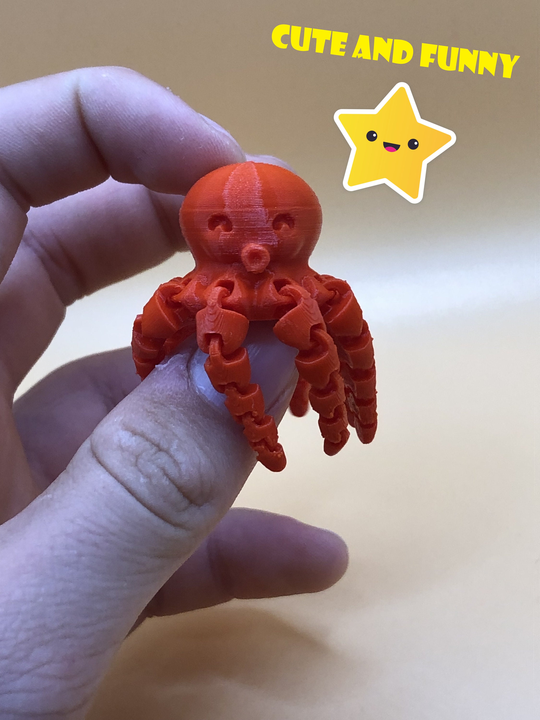 Cute Fidget Flexi Octopus Pencil Topper, Perfect Cute Fidget Gift for ...