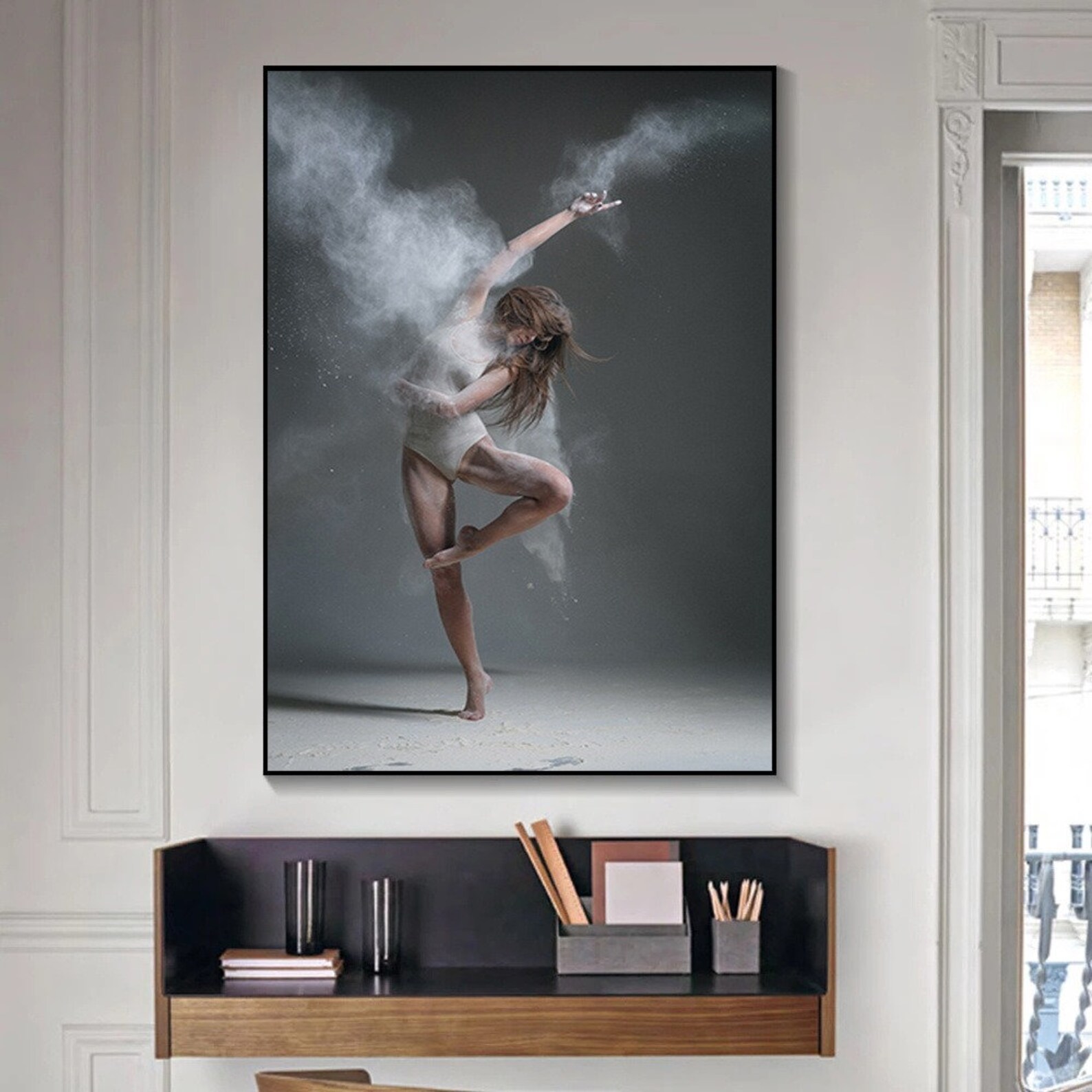 Minimalist Pointe | Dance-Art Framed Poster #7 (19.5