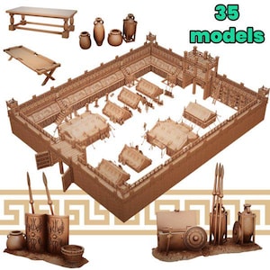 Realistisk romersk uppsättning #2 – STL-filer